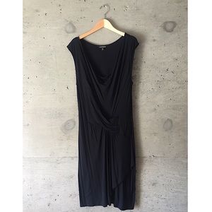 Stylish Express LBD with cowl neck
